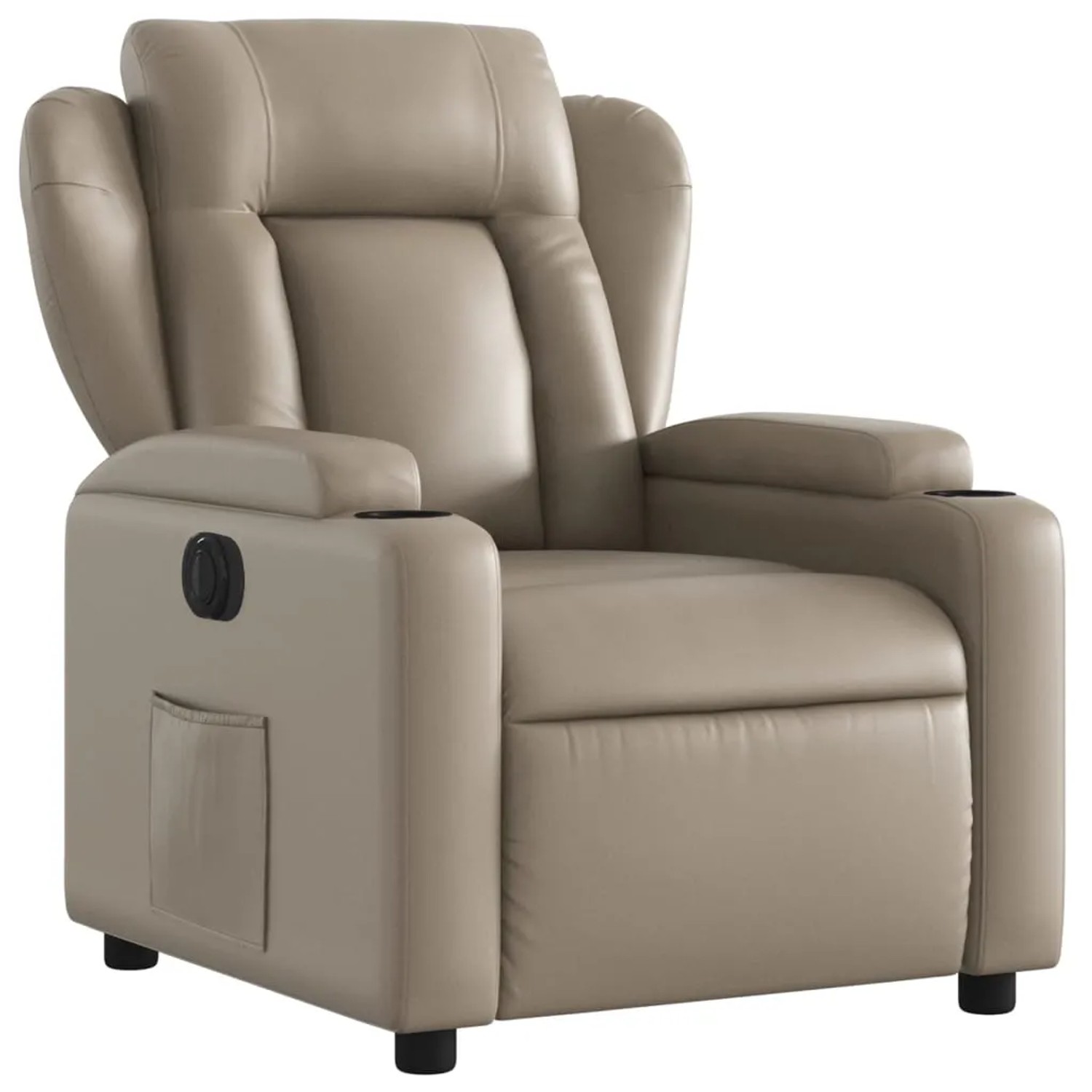 vidaXL Relaxsessel Elektrisch Cappuccino-Braun Kunstleder Modell 11