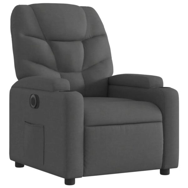 vidaXL Relaxsessel Elektrisch Dunkelgrau Stoff Modell 33