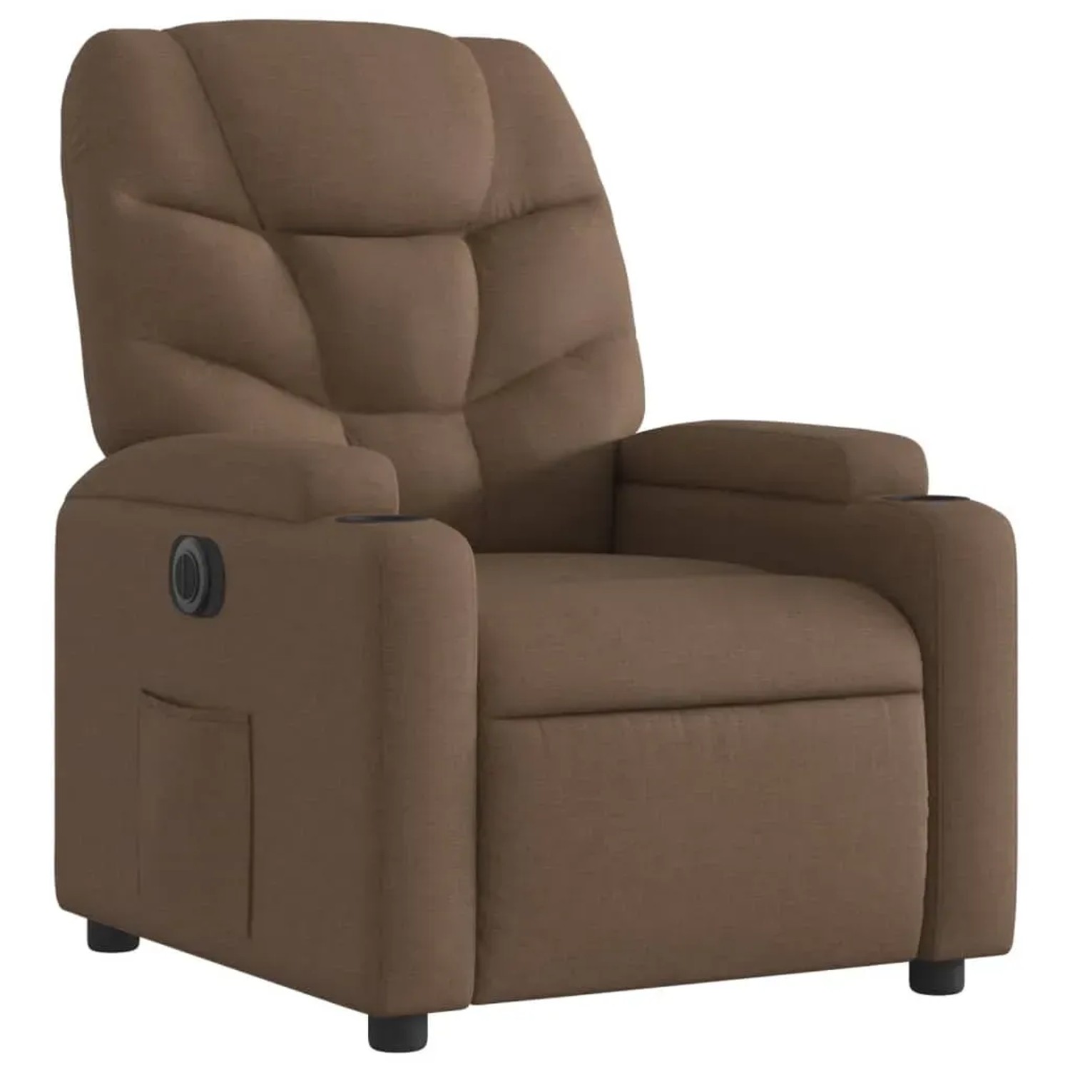 vidaXL Relaxsessel Elektrisch Braun Stoff Modell 25