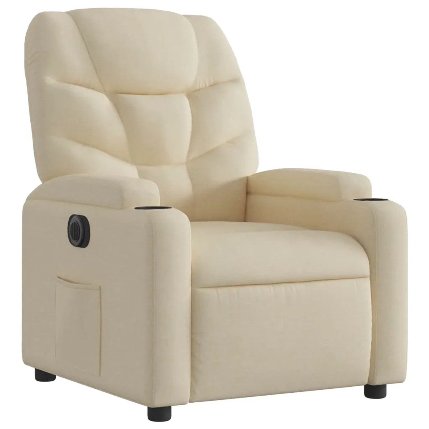 vidaXL Relaxsessel Elektrisch Creme Stoff Modell 25