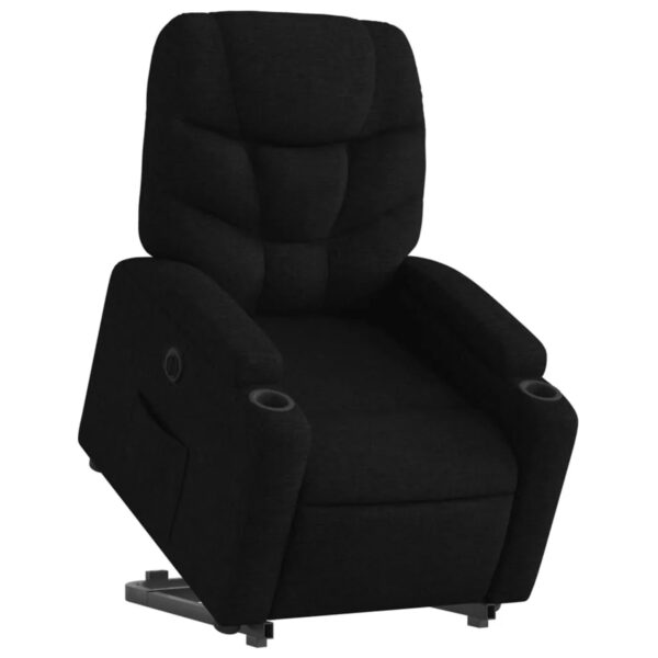 vidaXL Relaxsessel mit Aufstehhilfe Elektrisch Schwarz Stoff Modell 6 vidaXL Relaxsessel mit Aufstehhilfe Elektrisch Schwarz Stoff Modell 6