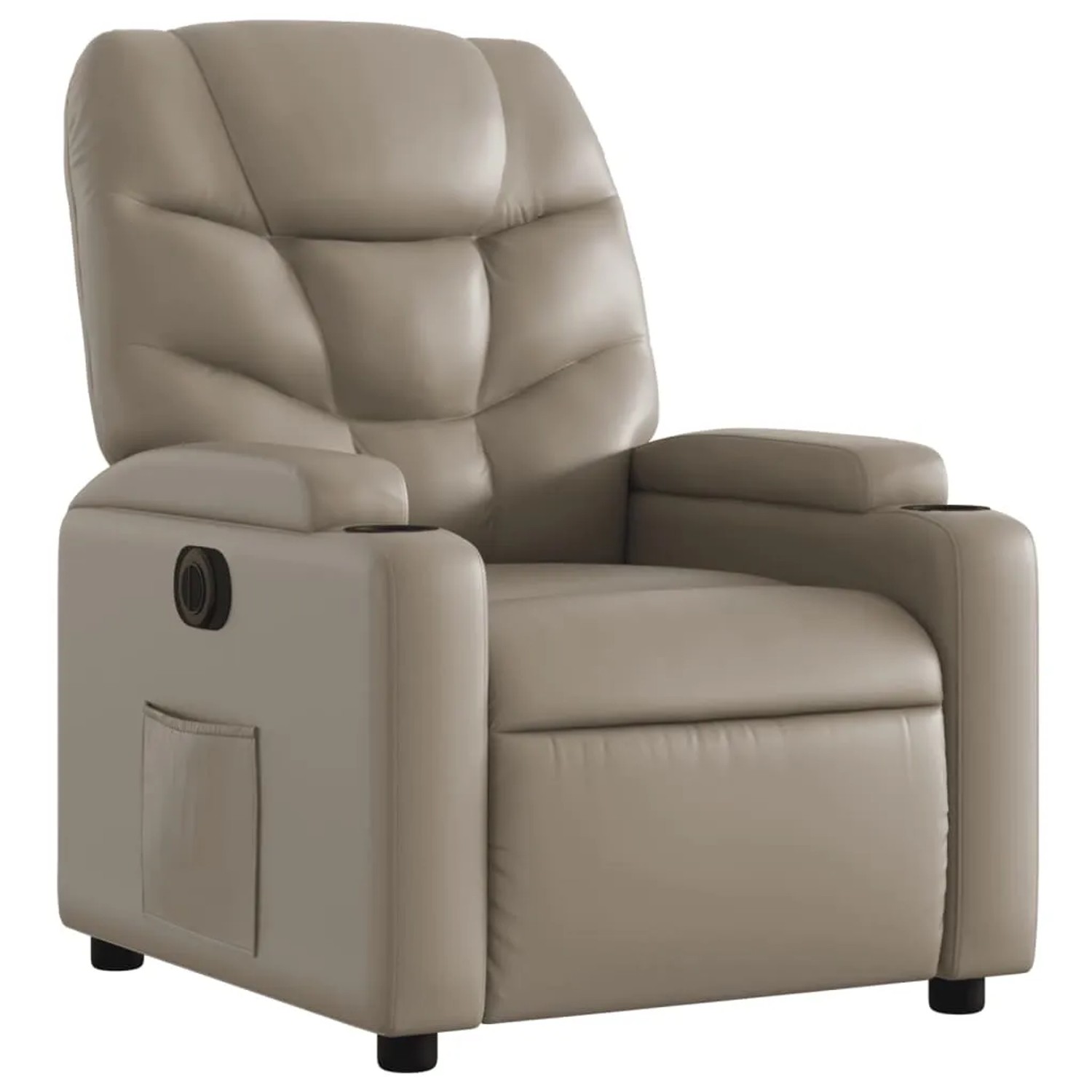 vidaXL Relaxsessel Elektrisch Cappuccino-Braun Kunstleder Modell 16
