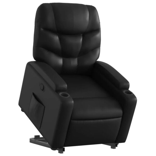 vidaXL Relaxsessel mit Aufstehhilfe Schwarz Kunstleder Modell 11 vidaXL Relaxsessel mit Aufstehhilfe Schwarz Kunstleder Modell 11