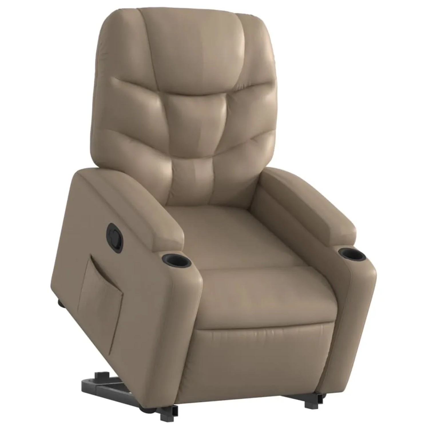 vidaXL Relaxsessel mit Aufstehhilfe Cappuccino-Braun Kunstleder Modell 13