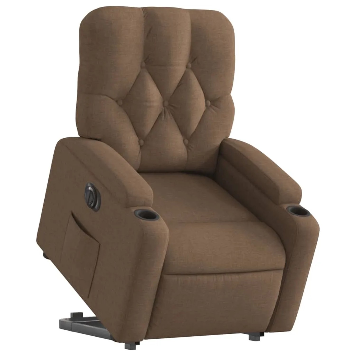 vidaXL Relaxsessel mit Aufstehhilfe Elektrisch Braun Stoff Modell 4