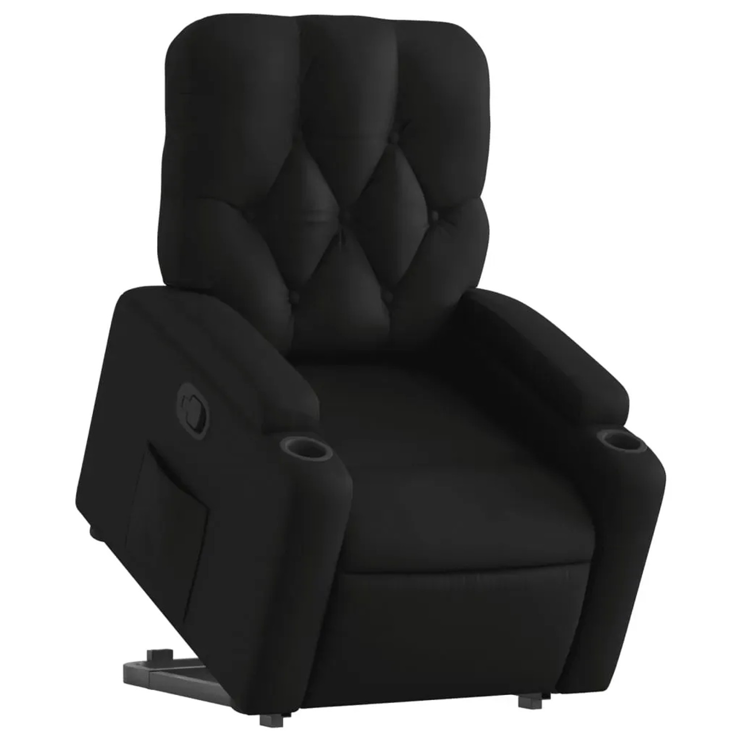 vidaXL Relaxsessel mit Aufstehhilfe Schwarz Kunstleder Modell 6