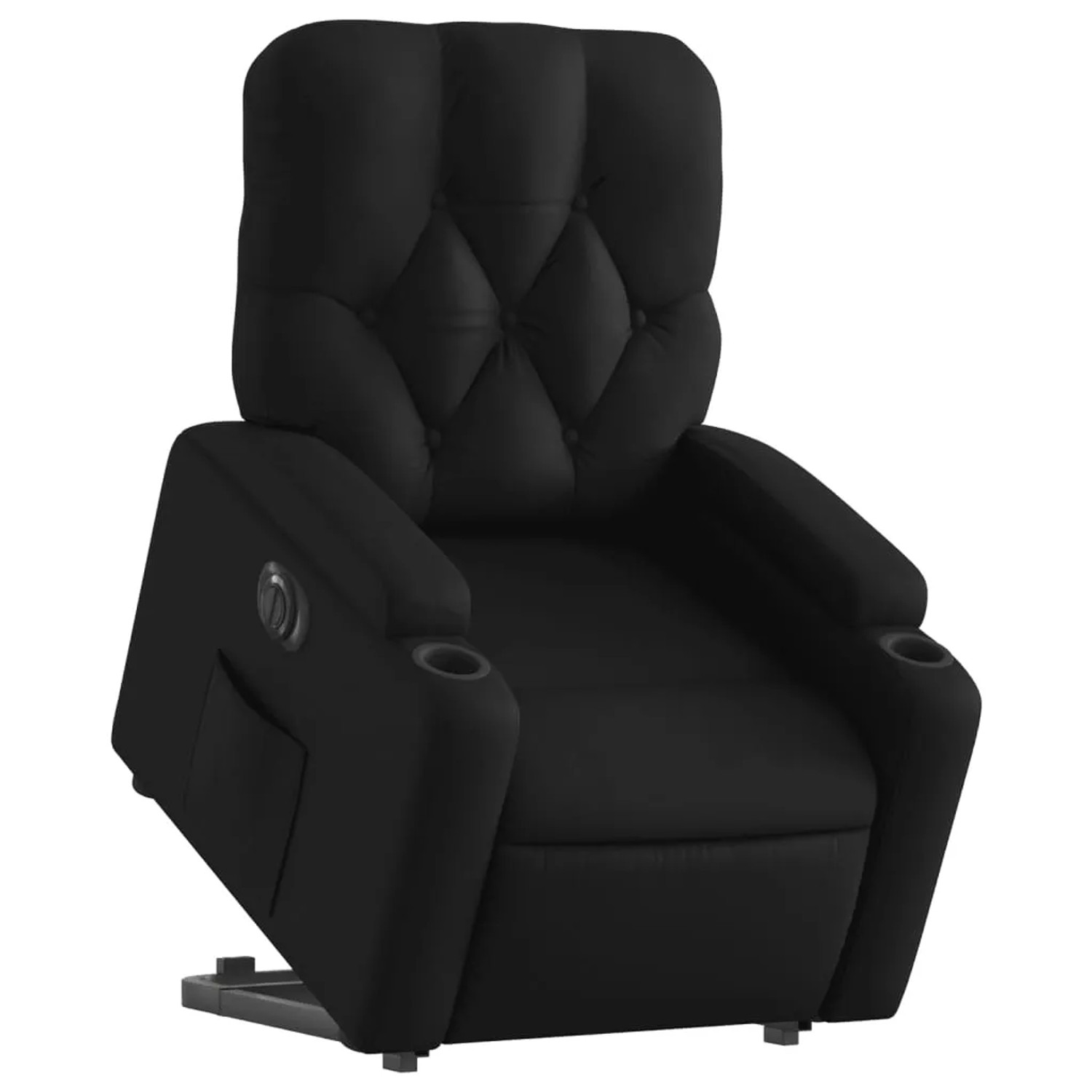 vidaXL Relaxsessel mit Aufstehhilfe Elektrisch Schwarz Kunstleder Modell 6