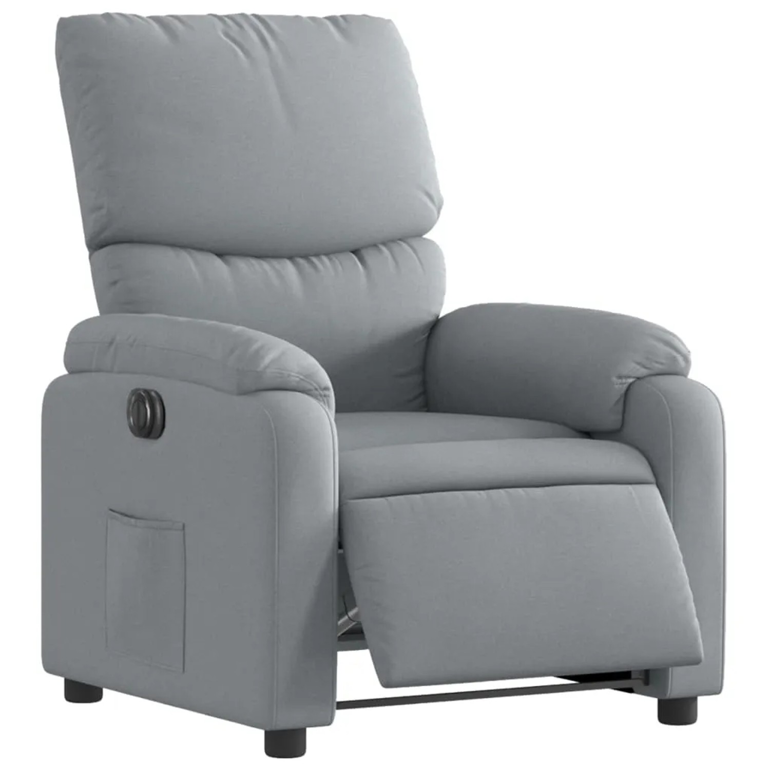 vidaXL Relaxsessel Elektrisch Hellgrau Stoff Modell 29