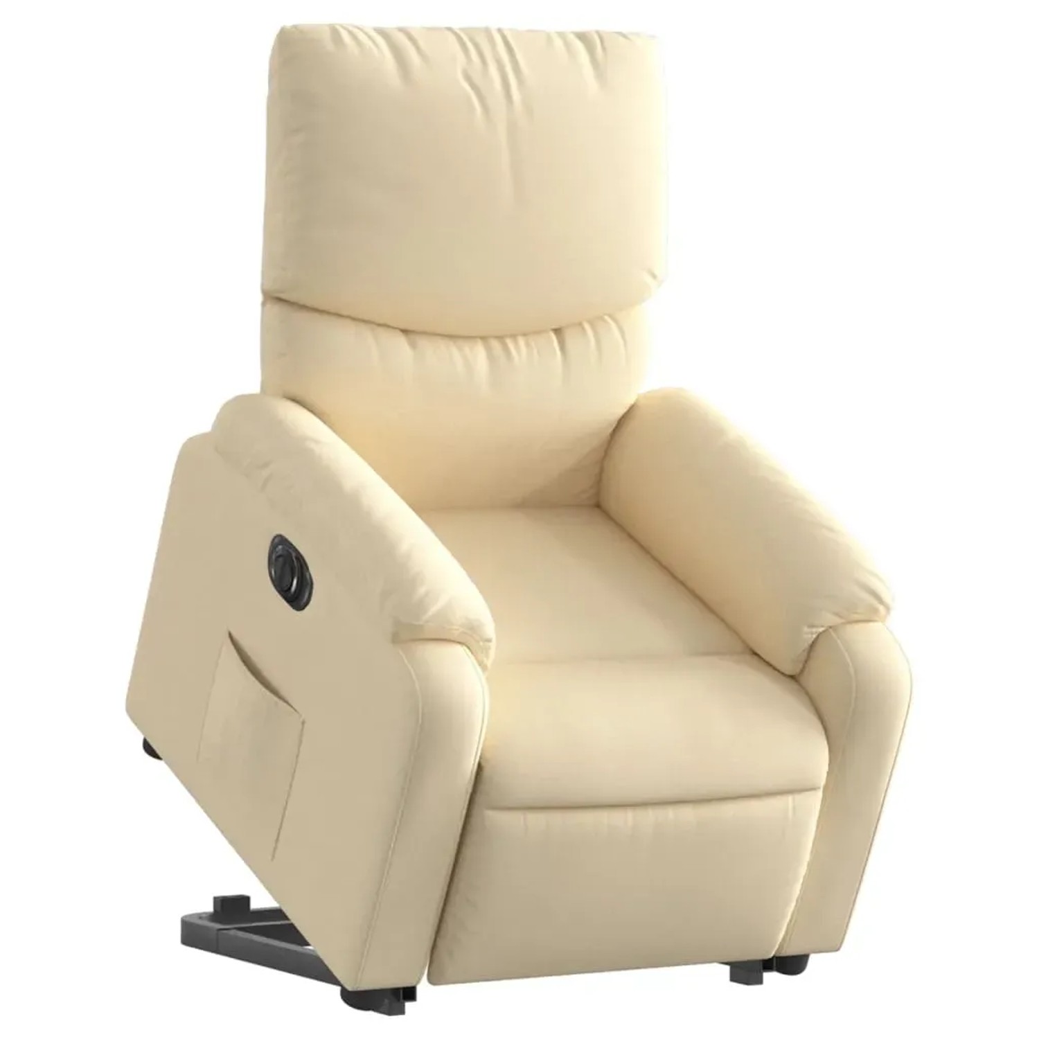 vidaXL Relaxsessel mit Aufstehhilfe Elektrisch Creme Stoff Modell 7
