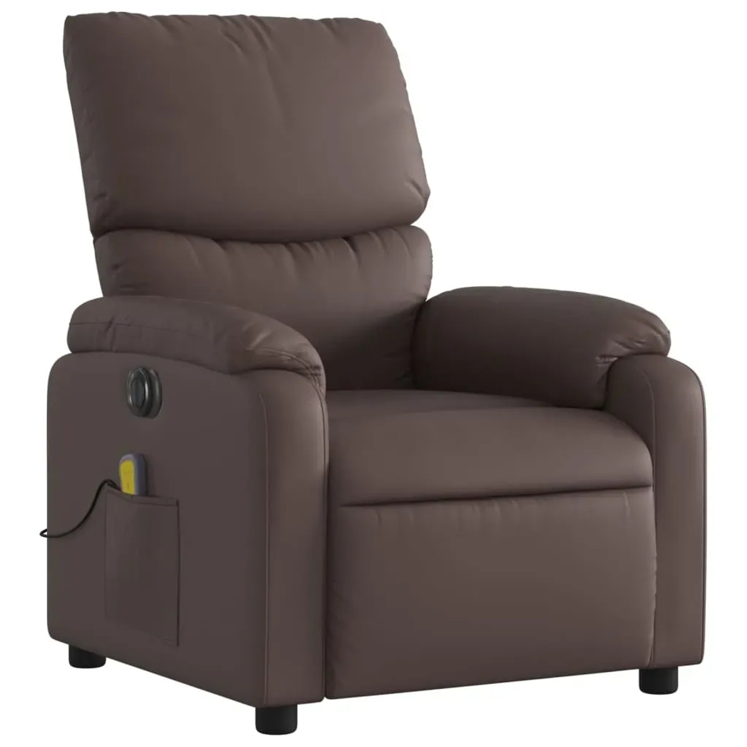 vidaXL Massagesessel Elektrisch Braun Kunstleder Modell 8