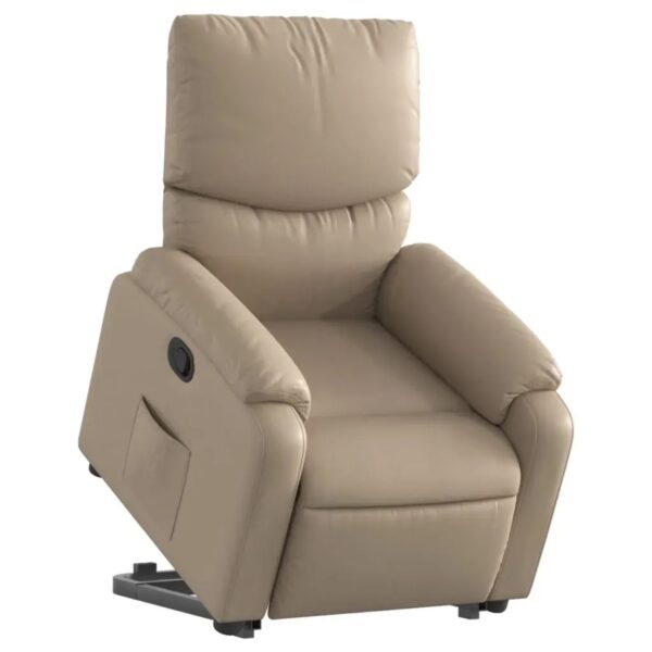 vidaXL Relaxsessel mit Aufstehhilfe Cappuccino-Braun Kunstleder Modell 14