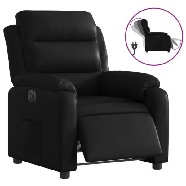 vidaXL Relaxsessel Elektrisch Schwarz Kunstleder Modell 19