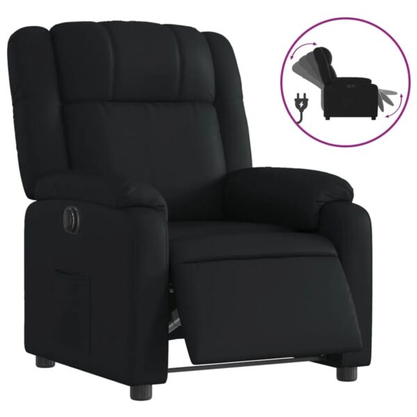 vidaXL Relaxsessel Elektrisch Schwarz Kunstleder Modell 20