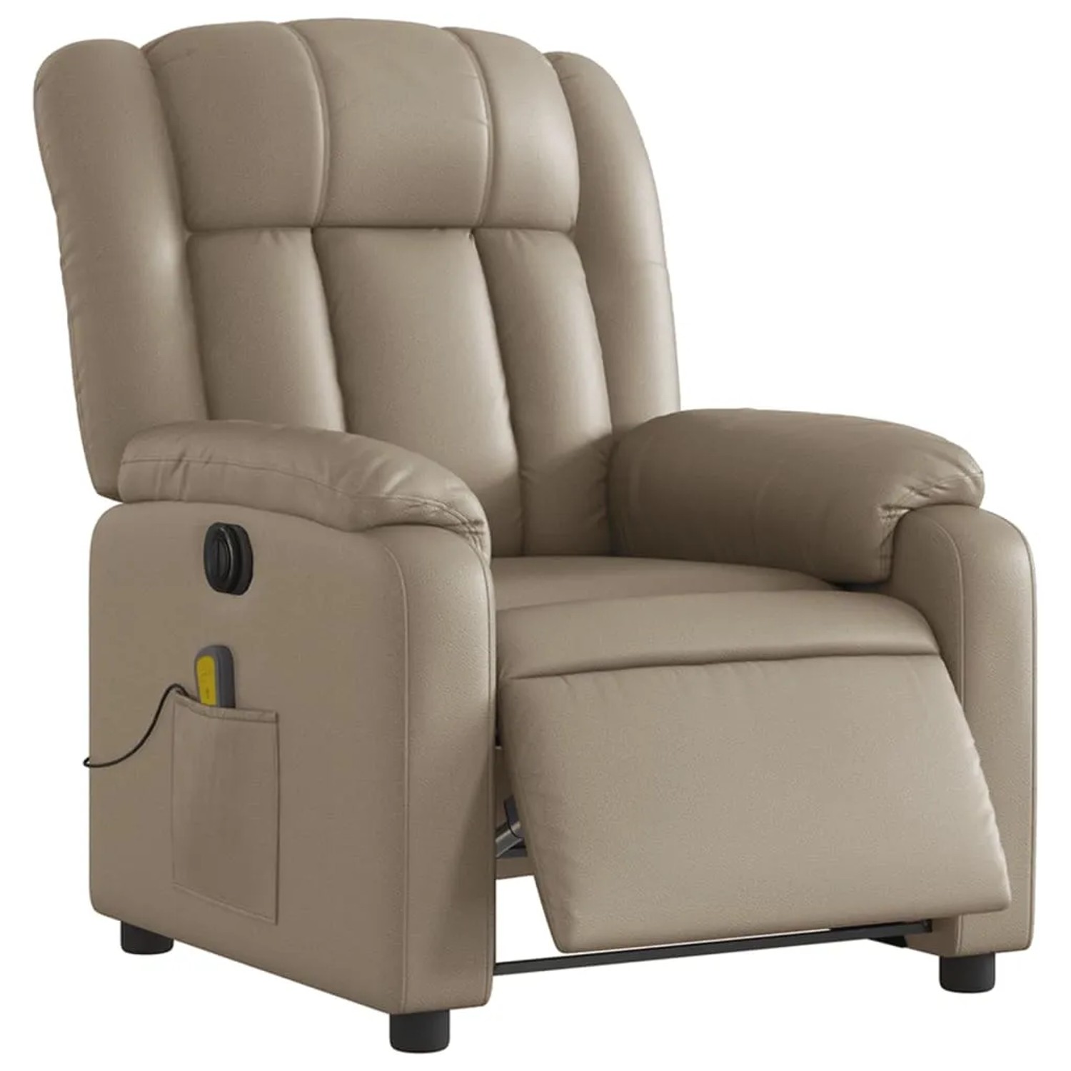 vidaXL Massagesessel Elektrisch Cappuccino-Braun Kunstleder Modell 8