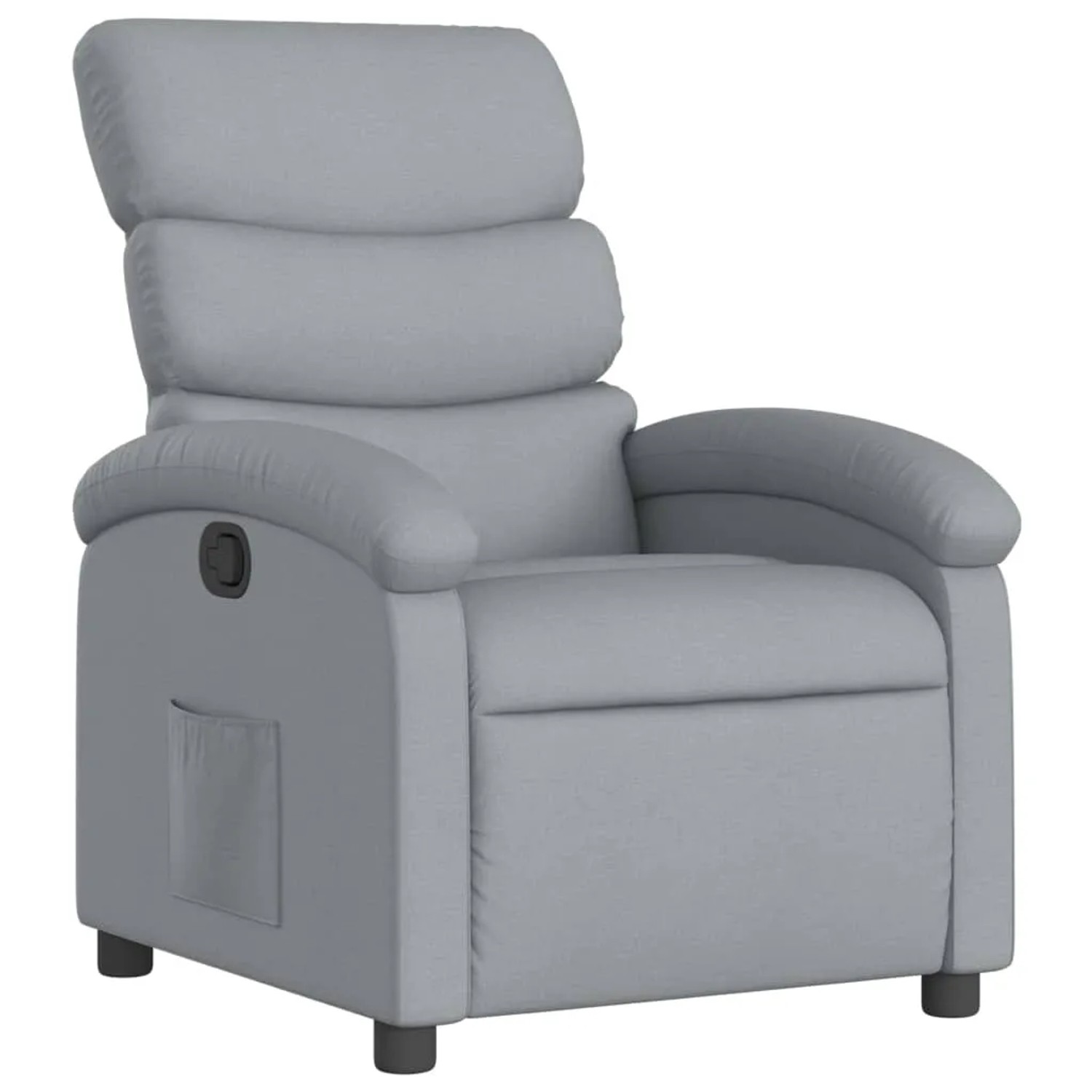 vidaXL Relaxsessel Hellgrau Stoff Modell 58