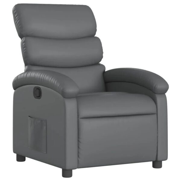 vidaXL Relaxsessel Grau Kunstleder Modell 20 vidaXL Relaxsessel Grau Kunstleder Modell 20