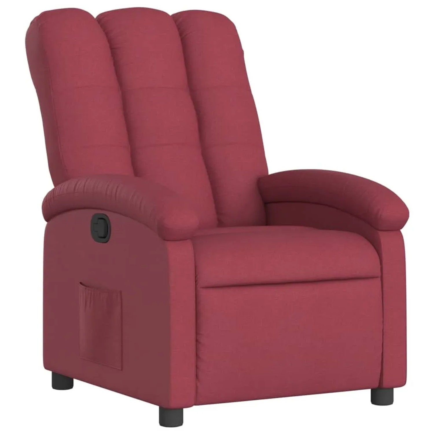 vidaXL Relaxsessel Weißrot Stoff Modell 51