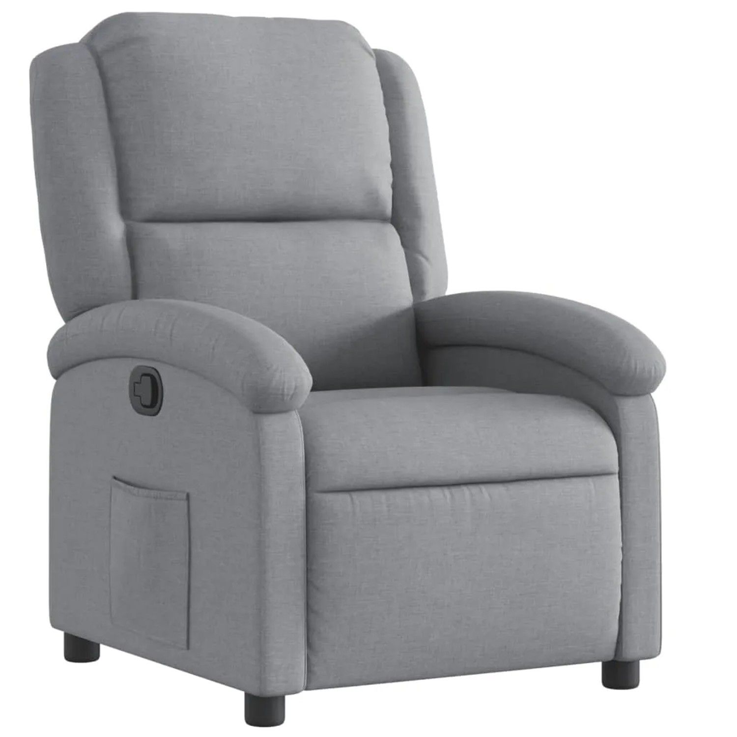 vidaXL Relaxsessel Hellgrau Stoff Modell 59