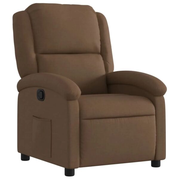 vidaXL Relaxsessel Braun Stoff Modell 57
