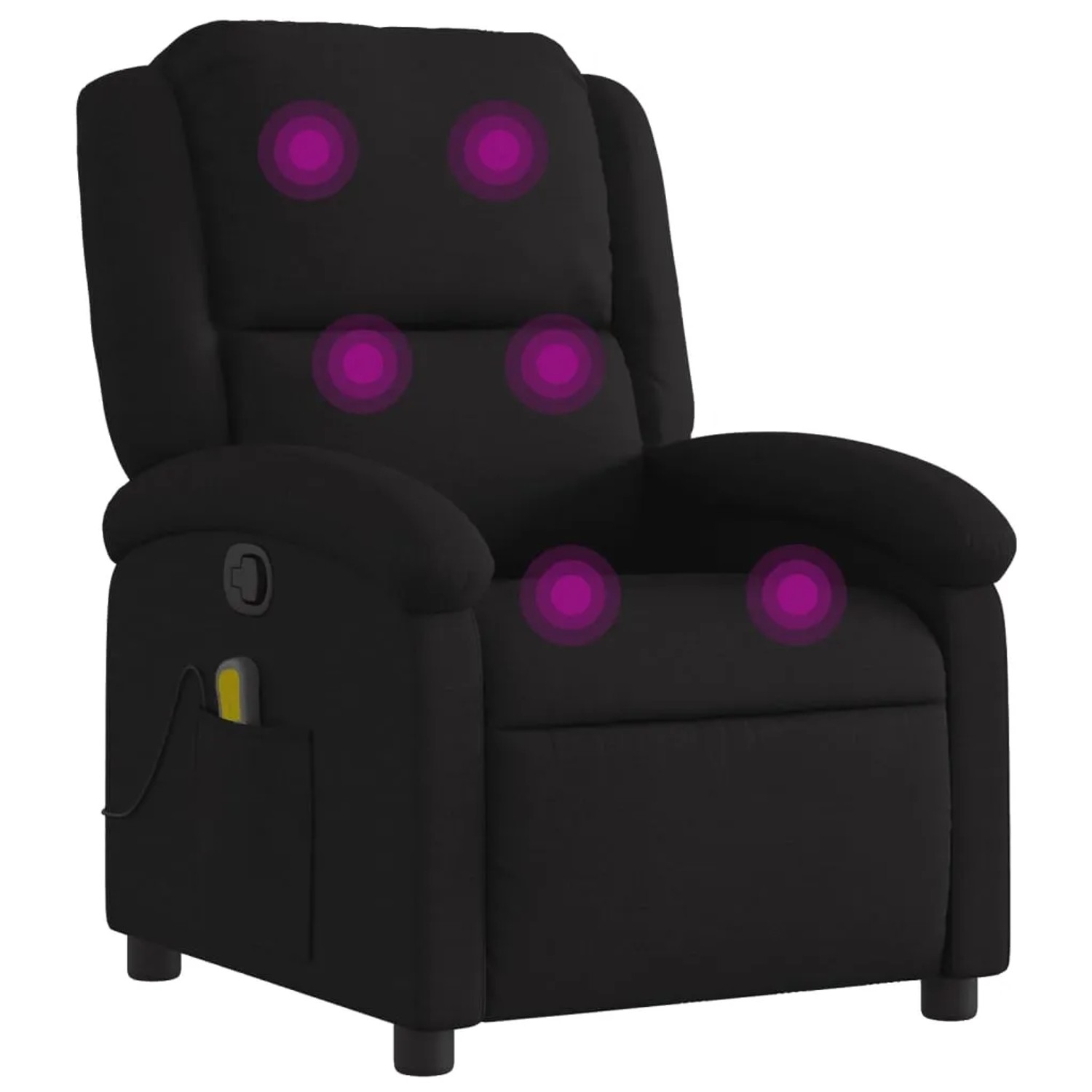 vidaXL Massagesessel Schwarz Stoff Modell 1