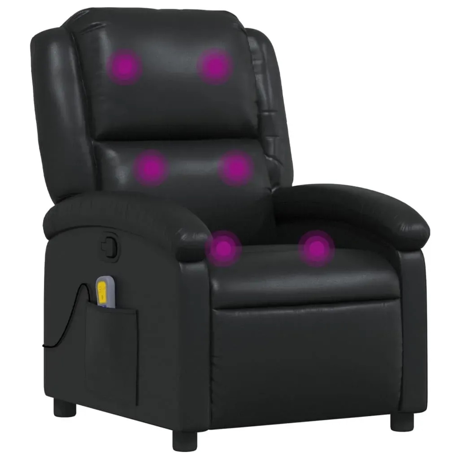 vidaXL Massagesessel Schwarz Kunstleder Modell 4