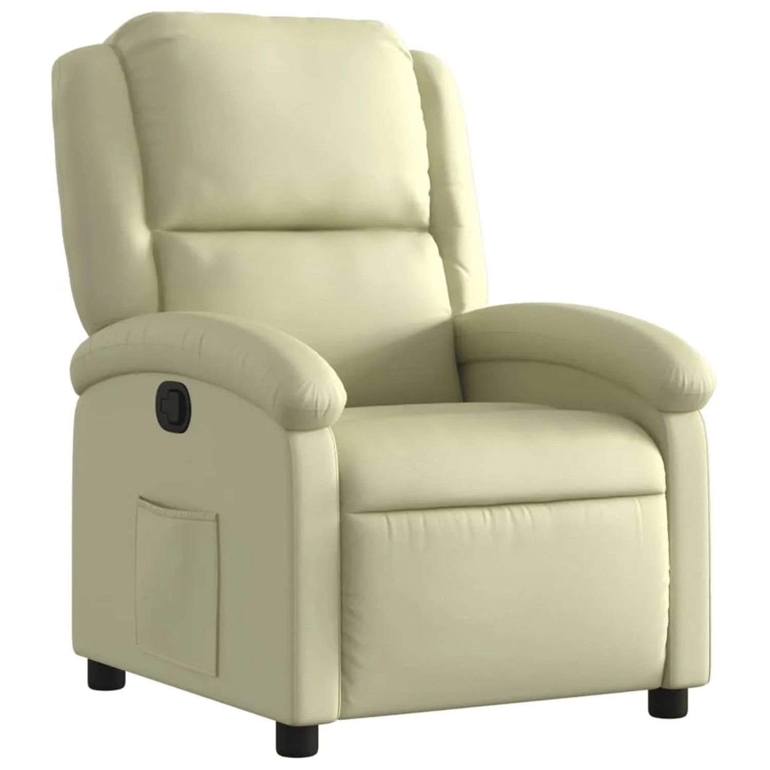 vidaXL Relaxsessel Creme Echtleder Modell 2