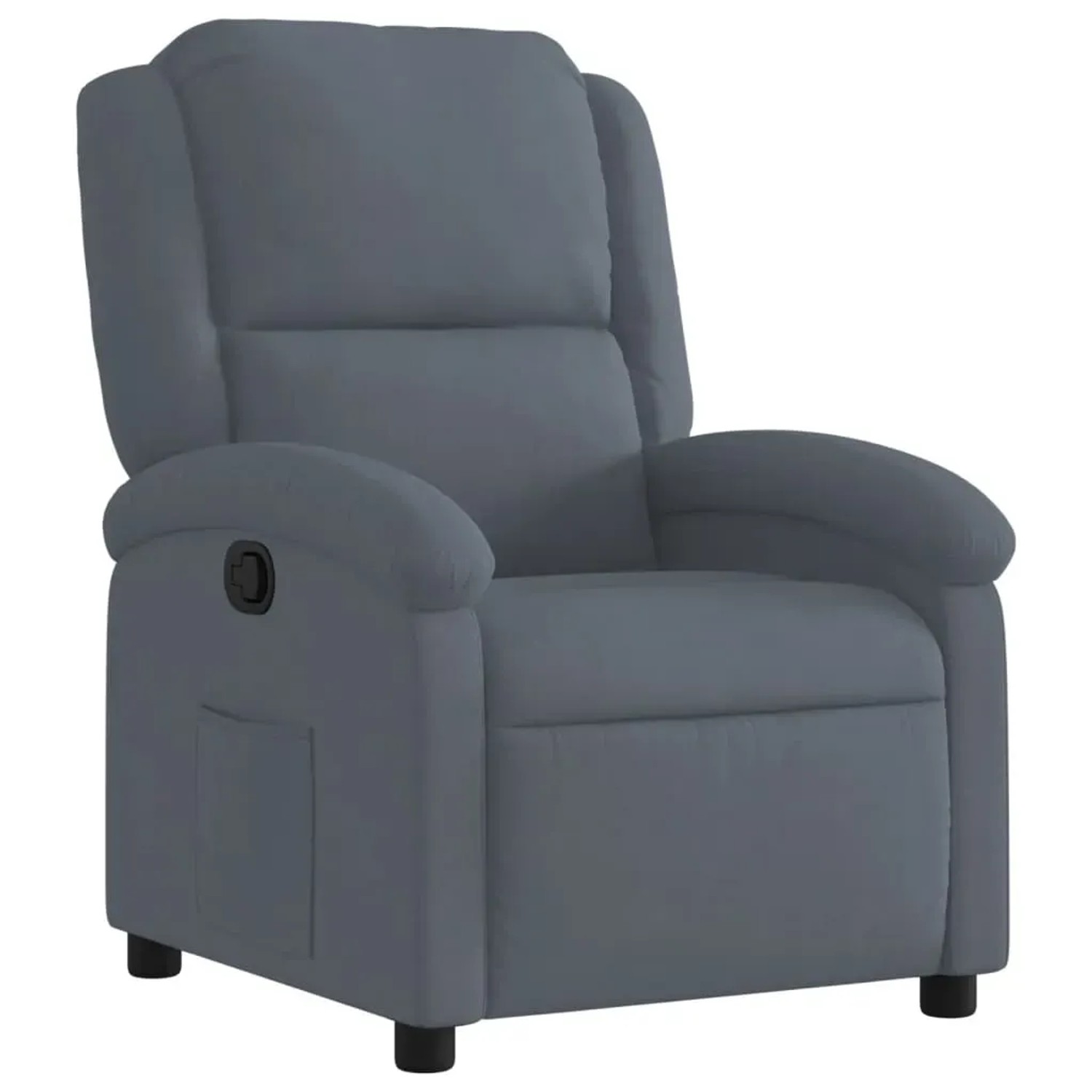 vidaXL Relaxsessel Dunkelgrau Samt Modell 27