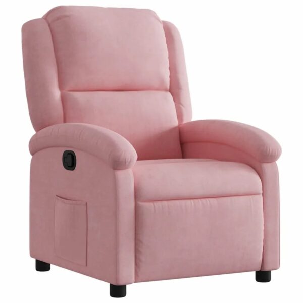 vidaXL Relaxsessel Rosa Samt 371801