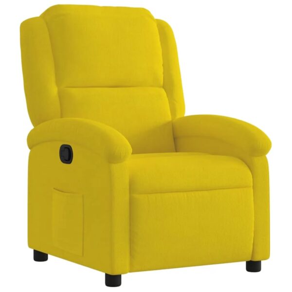 vidaXL Relaxsessel Gelb Samt Modell 5 vidaXL Relaxsessel Gelb Samt Modell 5