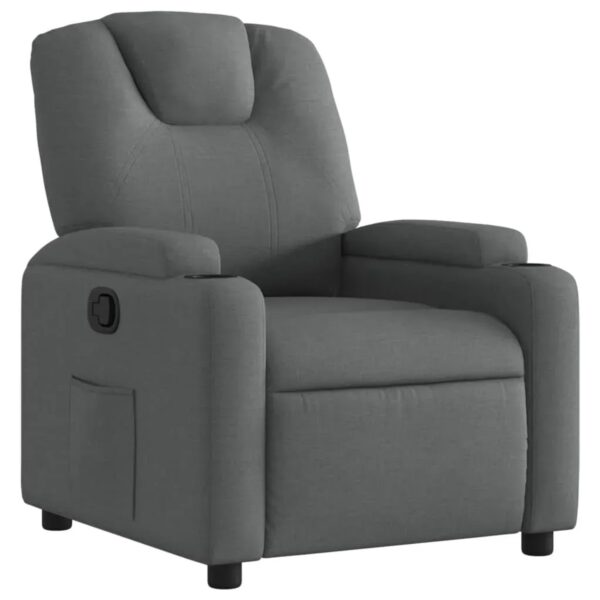 vidaXL Relaxsessel Dunkelgrau Stoff Modell 60 vidaXL Relaxsessel Dunkelgrau Stoff Modell 60