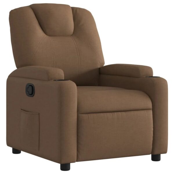 vidaXL Relaxsessel Braun Stoff Modell 56