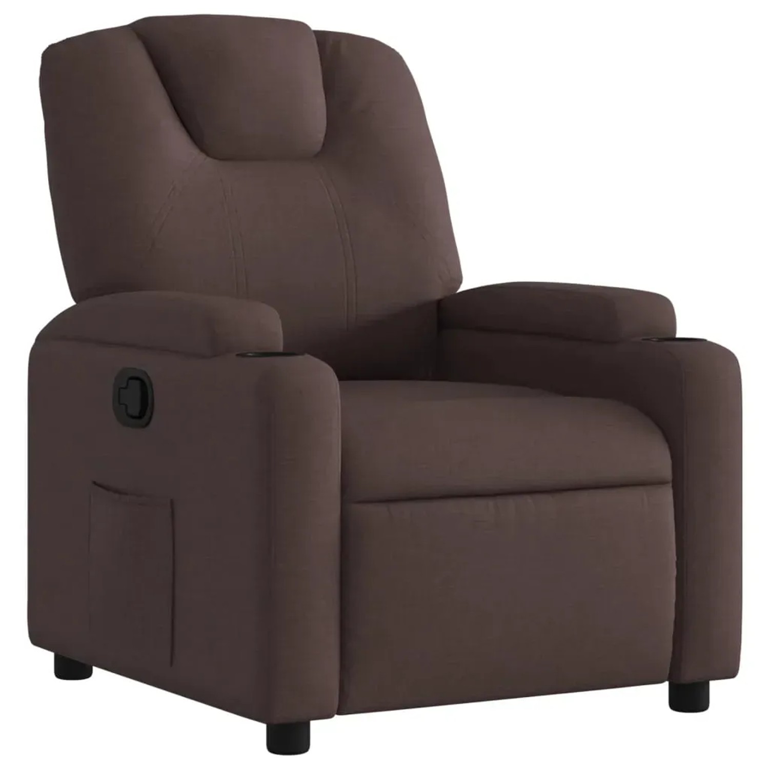 vidaXL Relaxsessel Dunkelbraun Stoff Modell 28