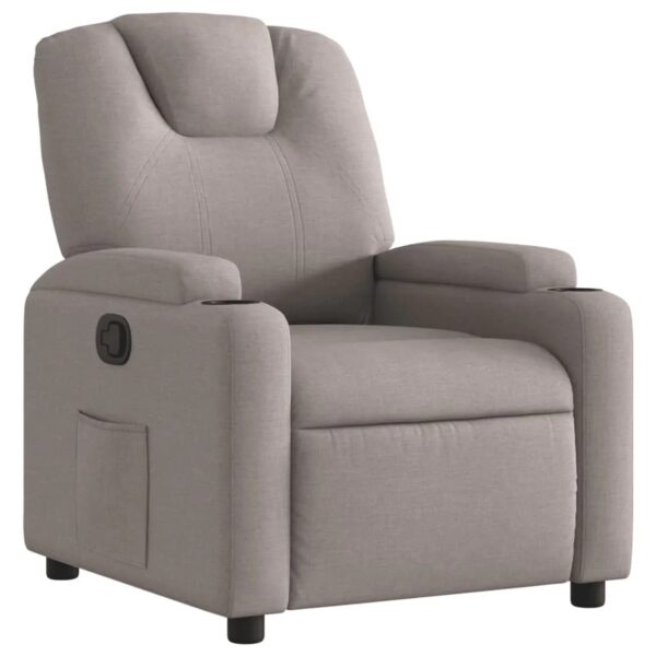 vidaXL Relaxsessel Taupe Stoff Modell 52