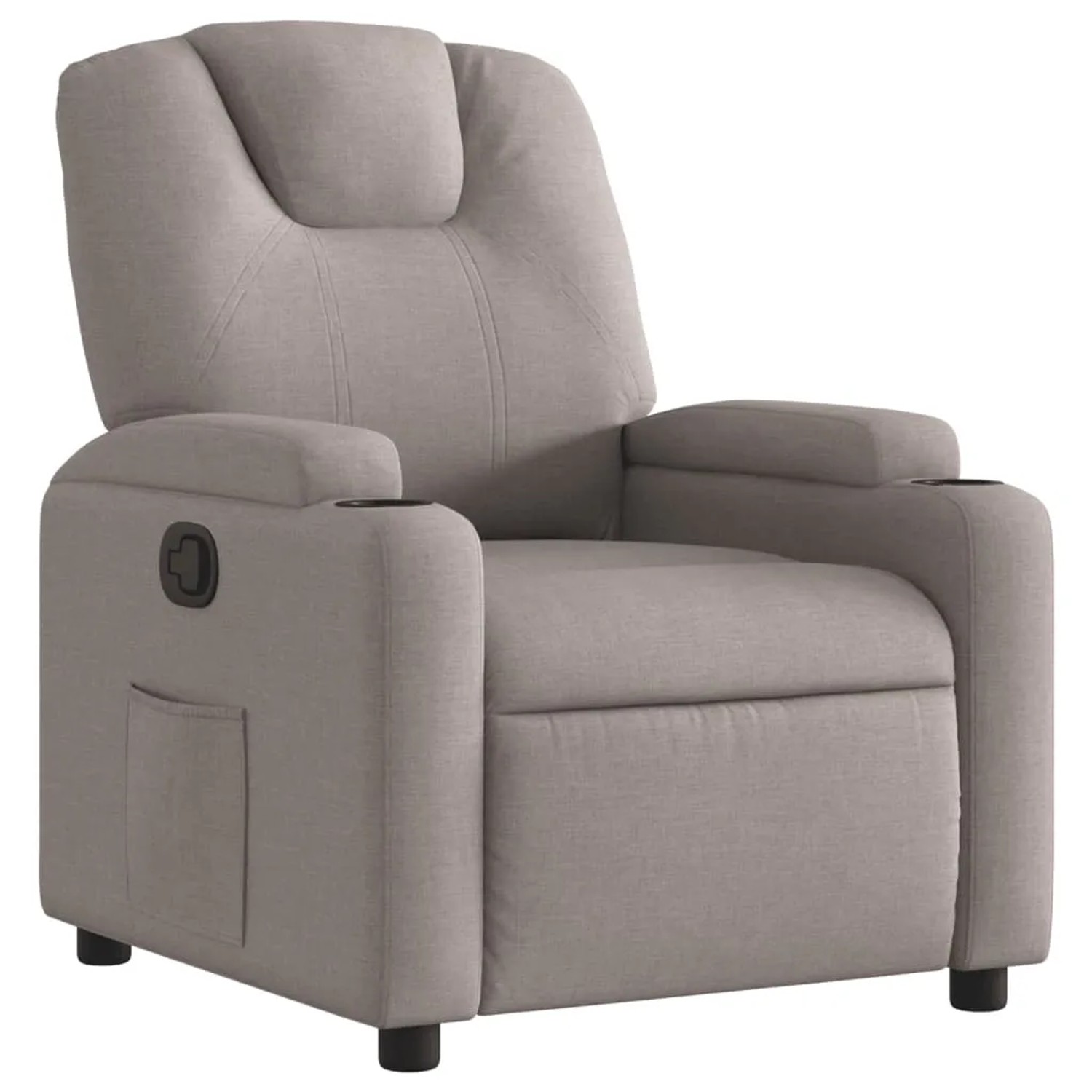vidaXL Relaxsessel Taupe Stoff Modell 52
