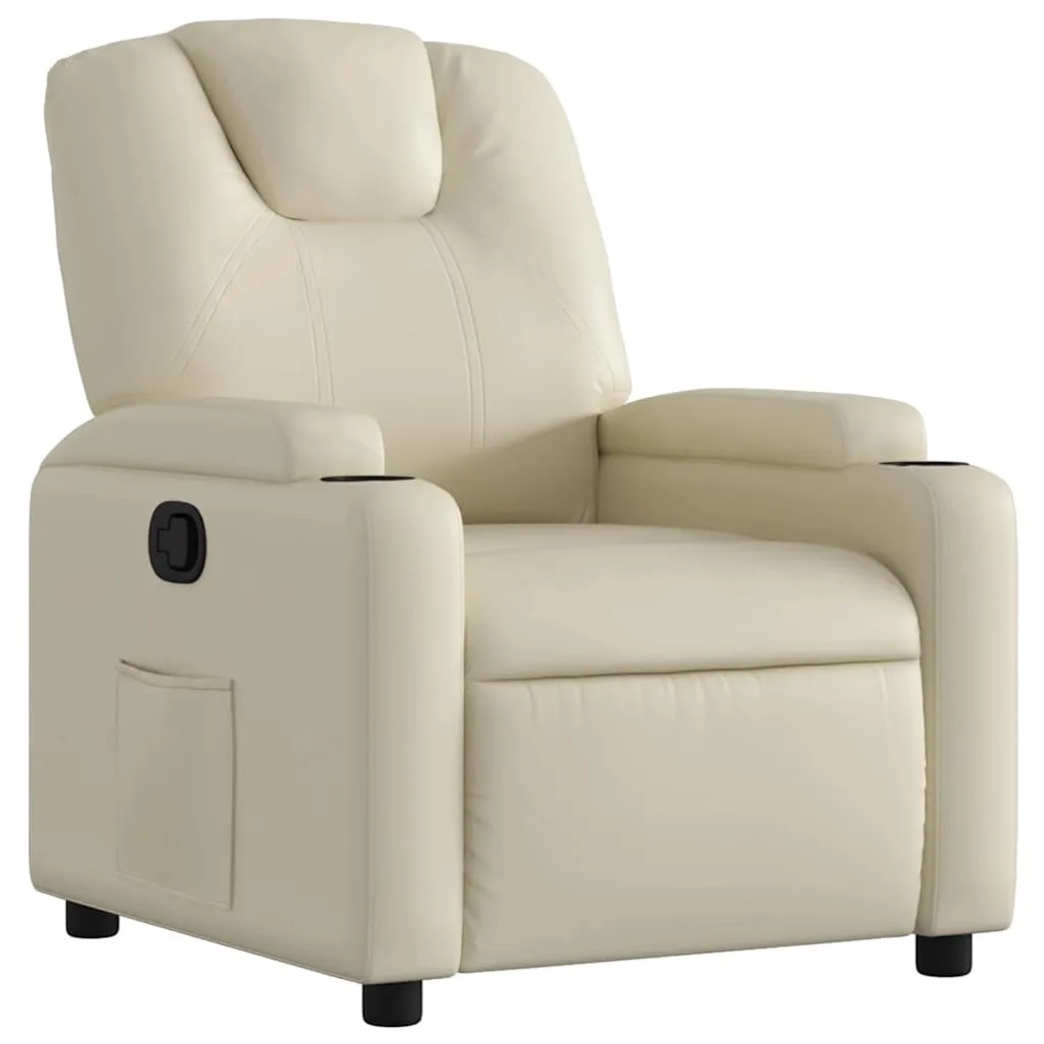 vidaXL Relaxsessel Creme Kunstleder 372390
