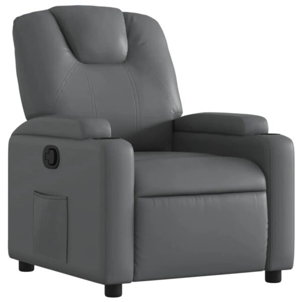 vidaXL Relaxsessel Grau Kunstleder Modell 25 vidaXL Relaxsessel Grau Kunstleder Modell 25