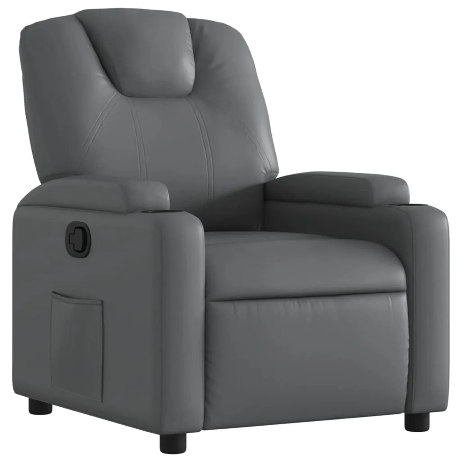 vidaXL Relaxsessel Grau Kunstleder Modell 25