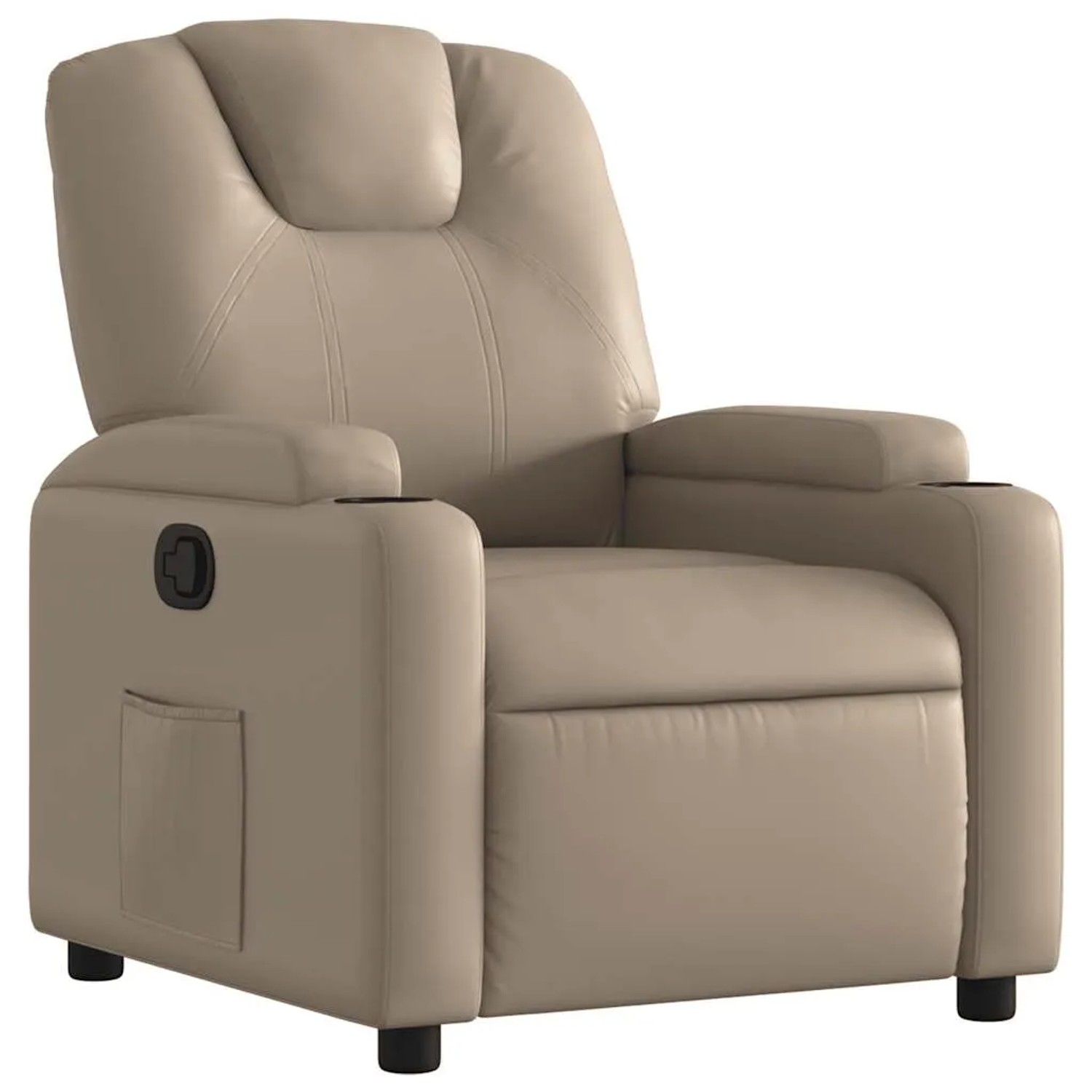 vidaXL Relaxsessel Cappuccino-Braun Kunstleder 372395