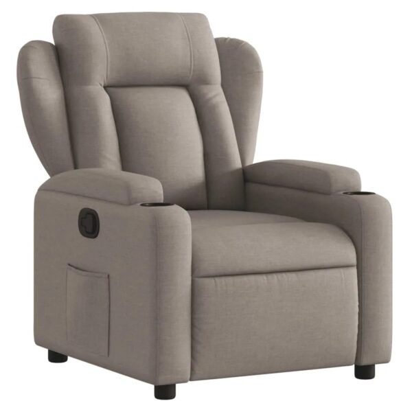 vidaXL Relaxsessel Taupe Stoff Modell 55