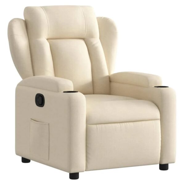 vidaXL Relaxsessel Creme Stoff Modell 59