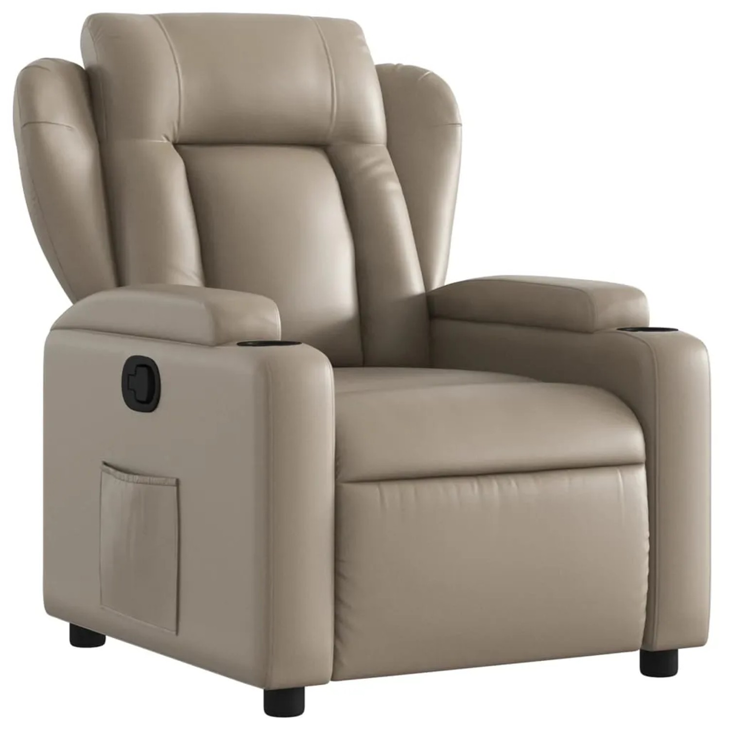 vidaXL Relaxsessel Cappuccino-Braun Kunstleder Modell 24