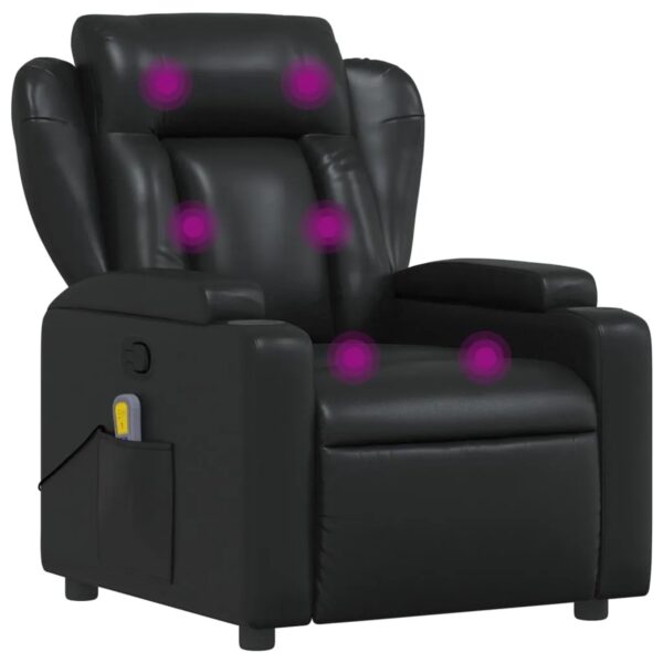 vidaXL Massagesessel Schwarz Kunstleder Modell 6
