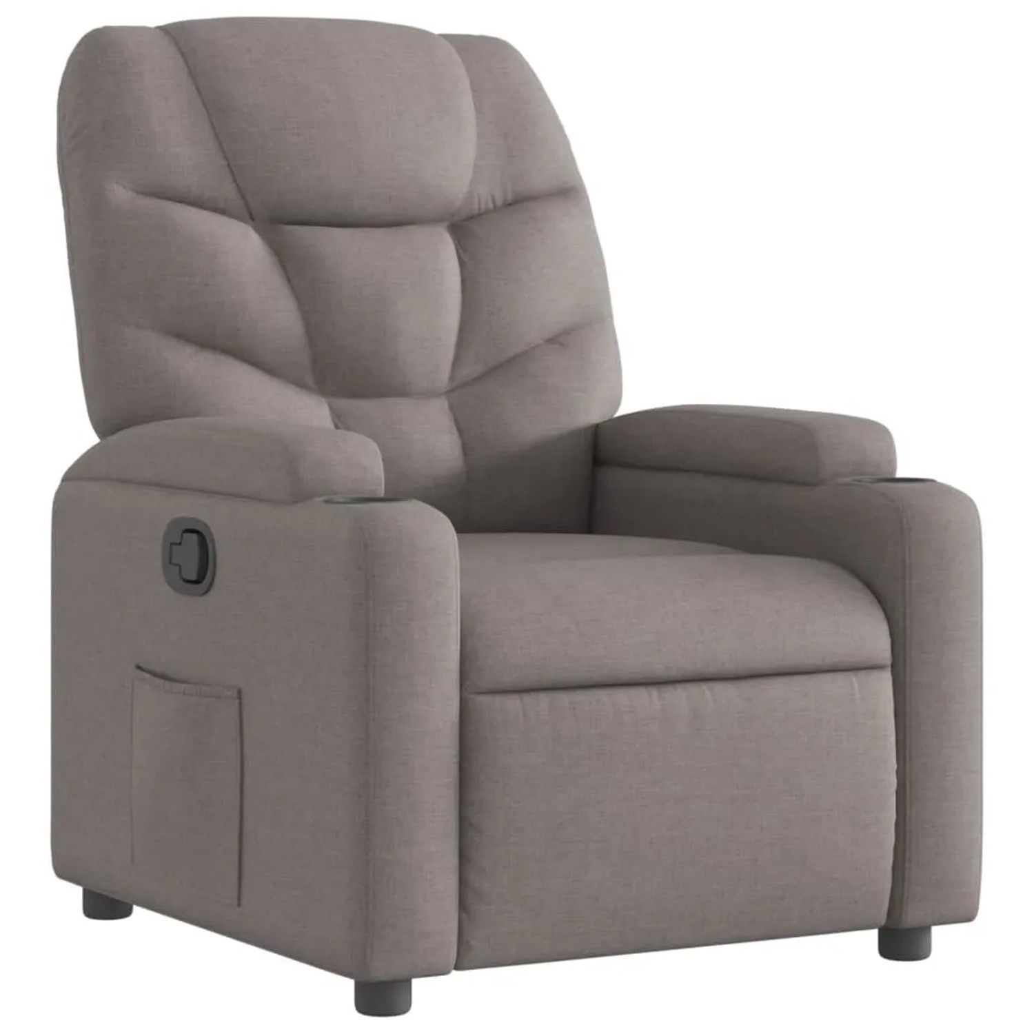 vidaXL Relaxsessel Taupe Stoff 372449