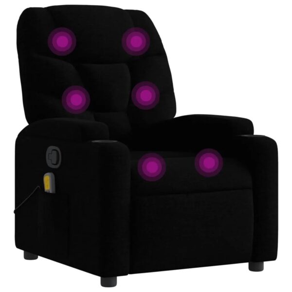 vidaXL Massagesessel Schwarz Stoff Modell 5