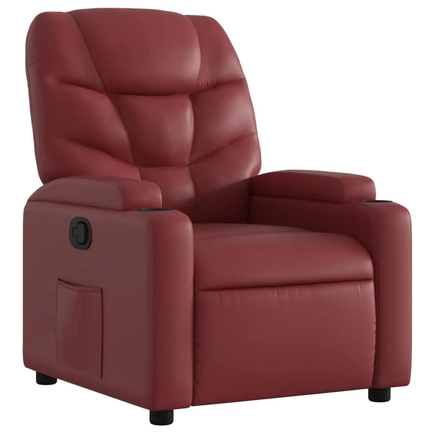 vidaXL Relaxsessel Weißrot Kunstleder Modell 27