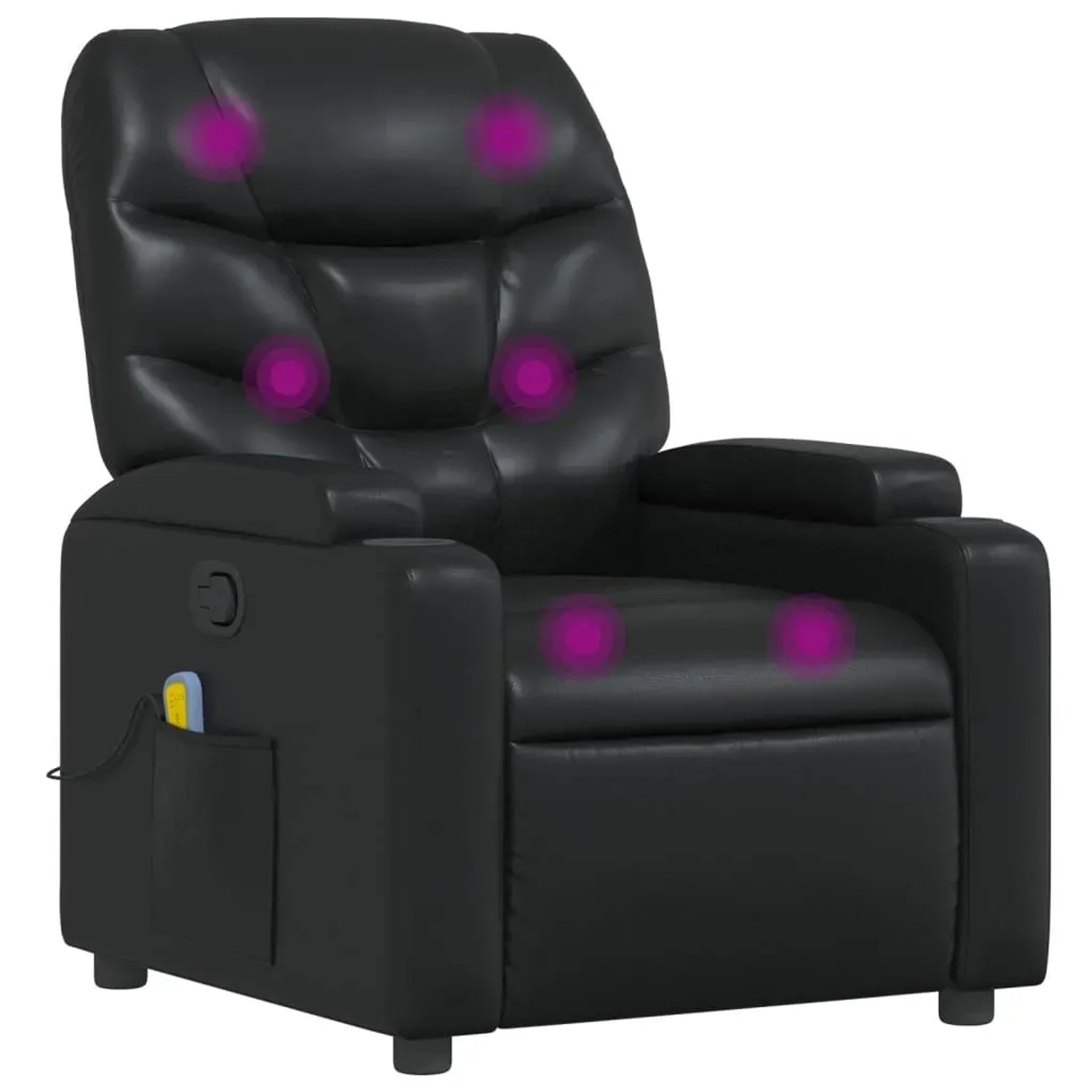 vidaXL Massagesessel Schwarz Kunstleder Modell 8