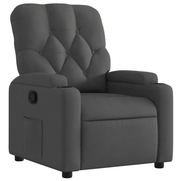 vidaXL Relaxsessel Dunkelgrau Stoff Modell 64