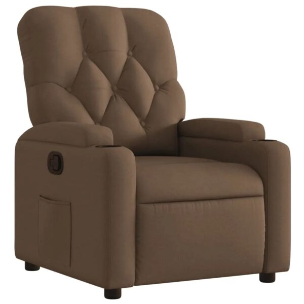 vidaXL Relaxsessel Braun Stoff Modell 61
