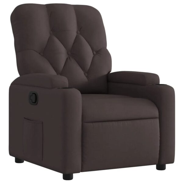 vidaXL Relaxsessel Dunkelbraun Stoff Modell 33