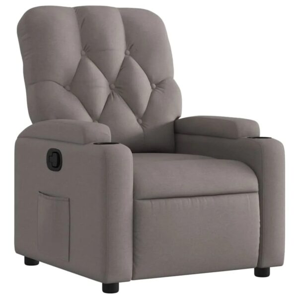 vidaXL Relaxsessel Taupe Stoff Modell 57